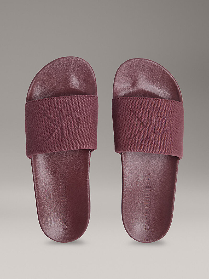 Calvin Klein Kırmızı Renkli Erkek Mono Plaj Terliği