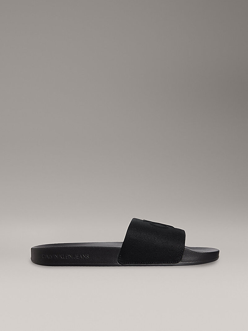 Calvin Klein Siyah Renkli Erkek Mono Plaj Terliği