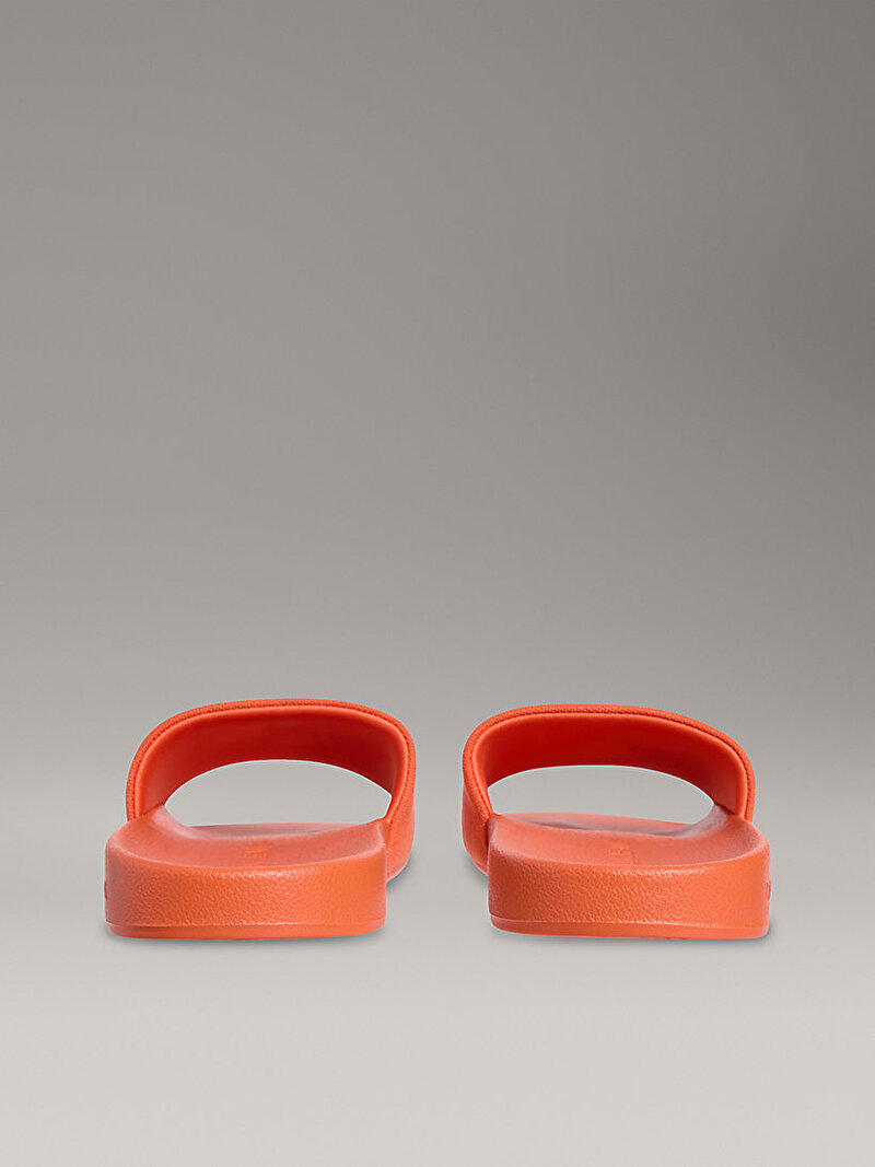 Calvin Klein Turuncu Renkli Erkek Mono Plaj Terliği