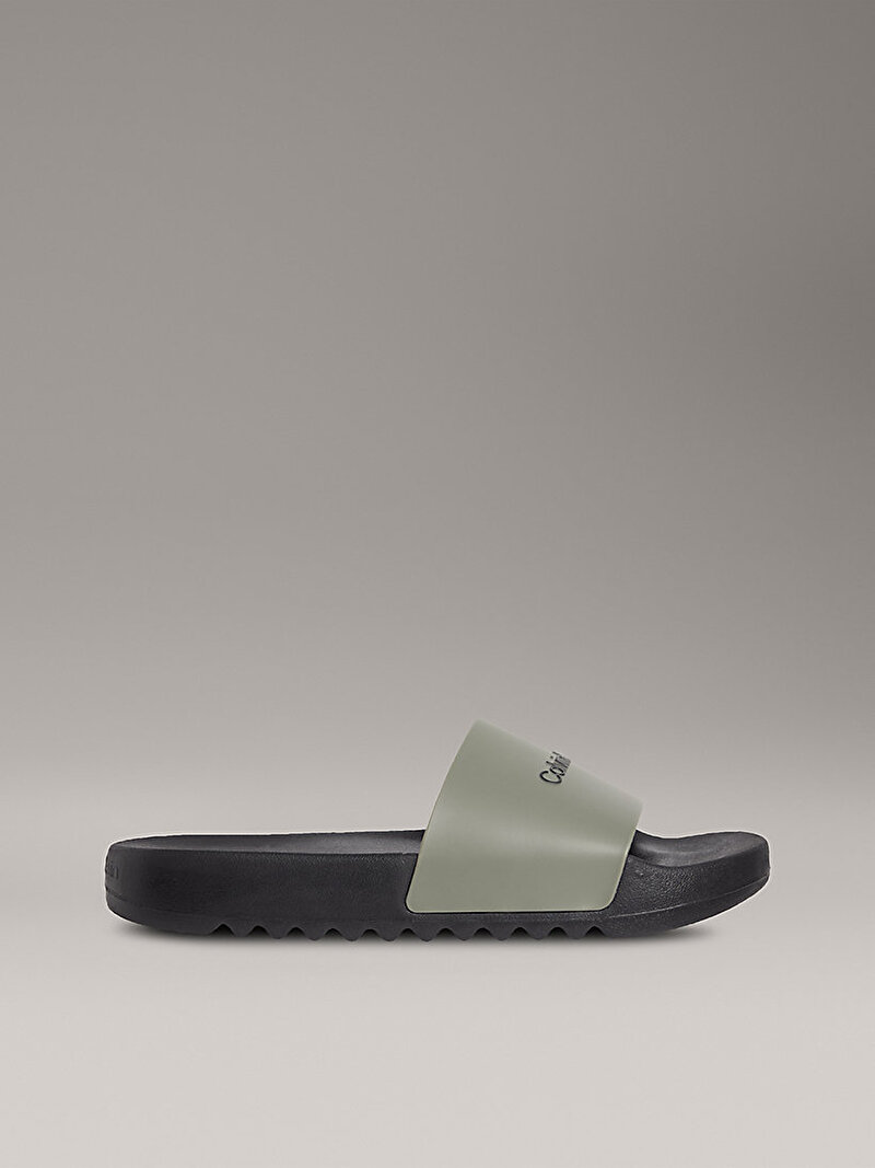 Calvin Klein Yeşil Renkli Erkek Chunky Plaj Terliği
