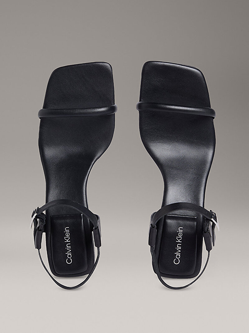 Calvin Klein Siyah Renkli Kadın Block Topuklu Sandalet