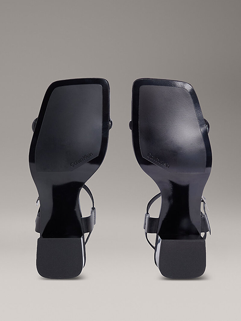 Calvin Klein Siyah Renkli Kadın Block Topuklu Sandalet