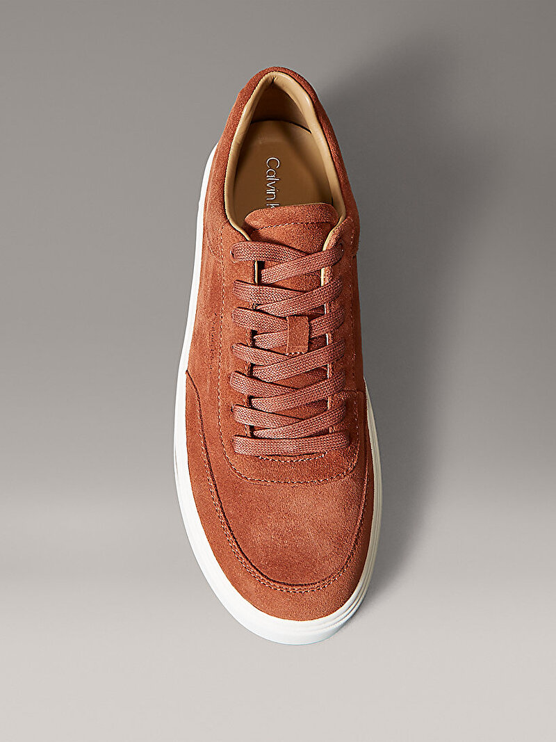 Calvin Klein Kahverengi Renkli Erkek Clean Cup Low Laceup Sneaker