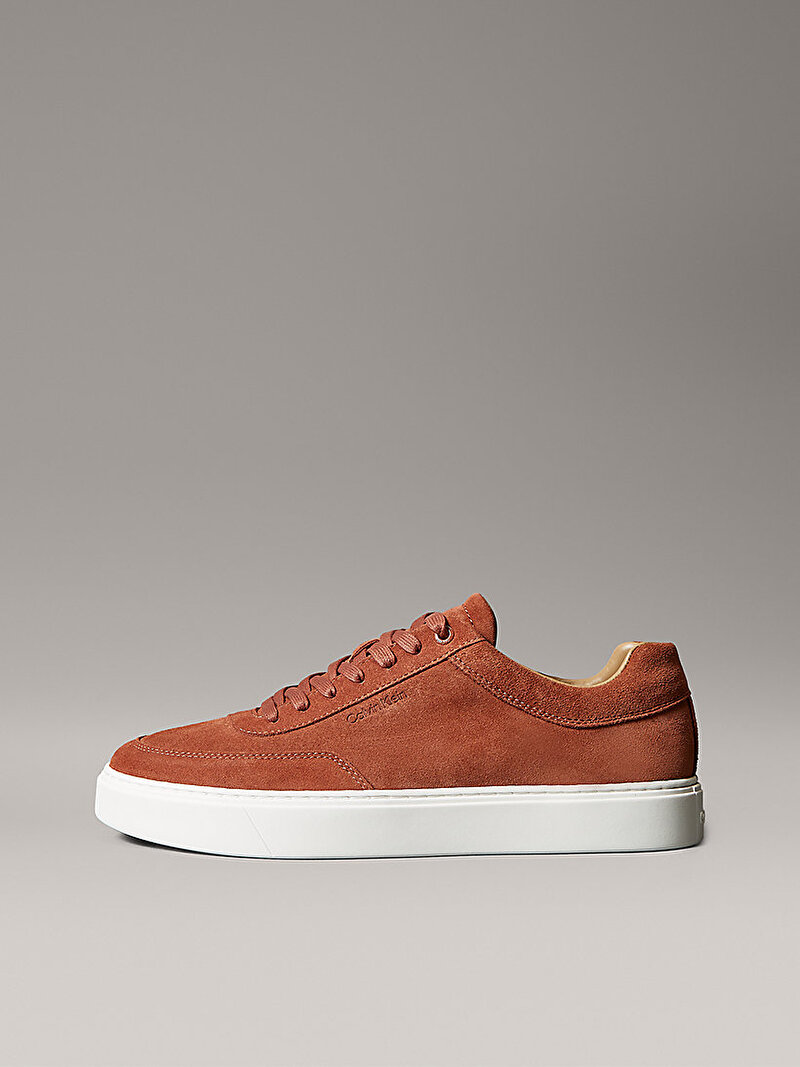 Calvin Klein Kahverengi Renkli Erkek Clean Cup Low Laceup Sneaker