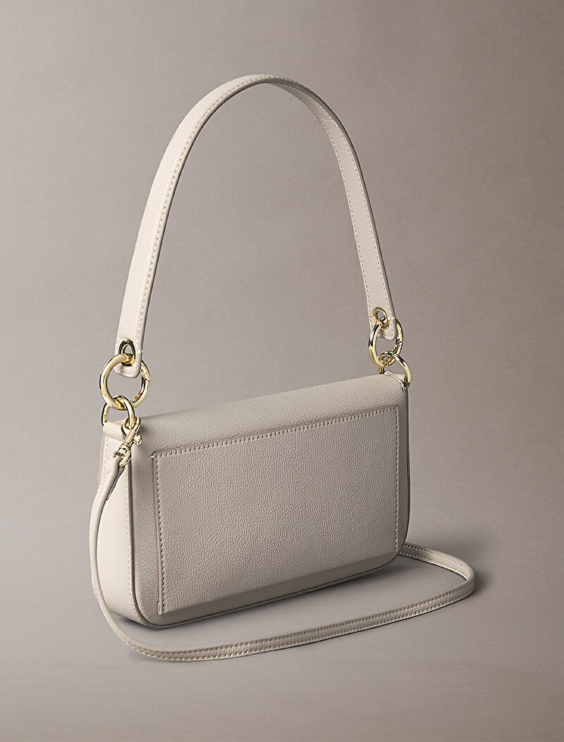 Calvin Klein Bej Renkli Kadın Minimal Monogram Omuz Çantası