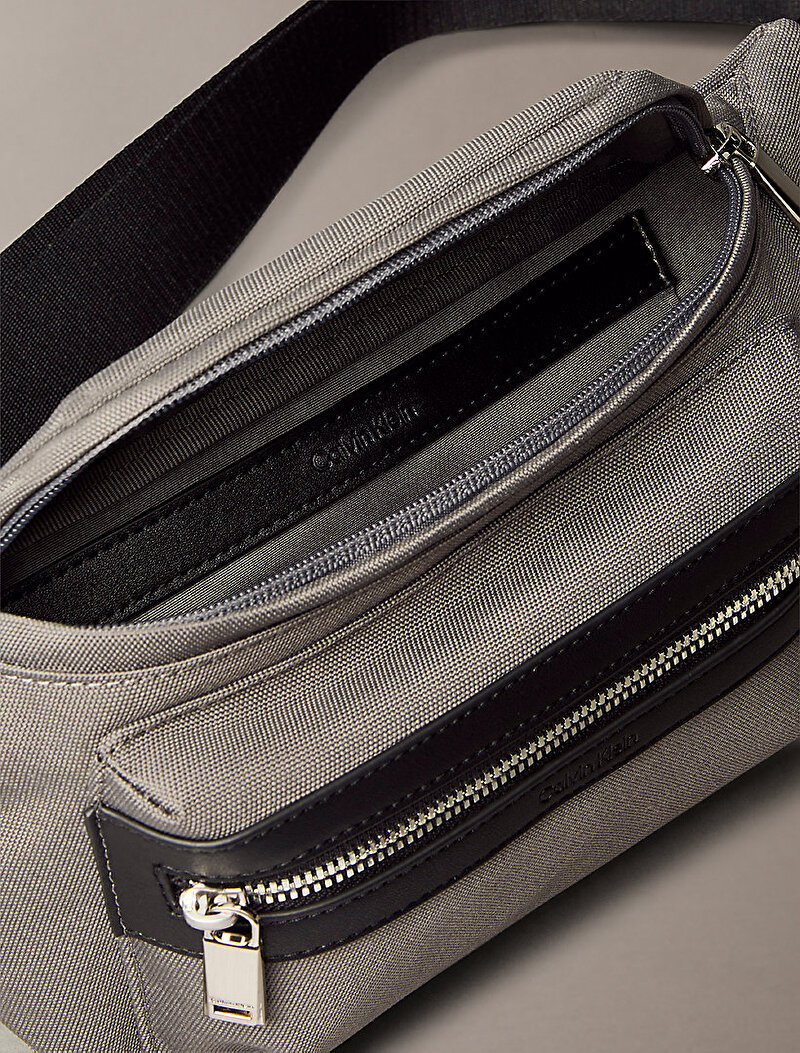 Calvin Klein Gri Renkli Erkek Contrast Bel Çantası