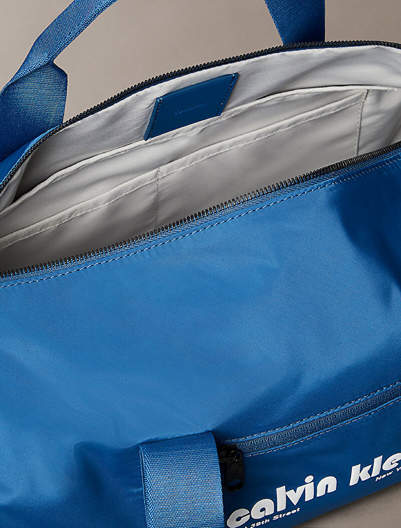 Calvin Klein Lacivert Renkli Erkek CKJ Graphic Duffle Çanta