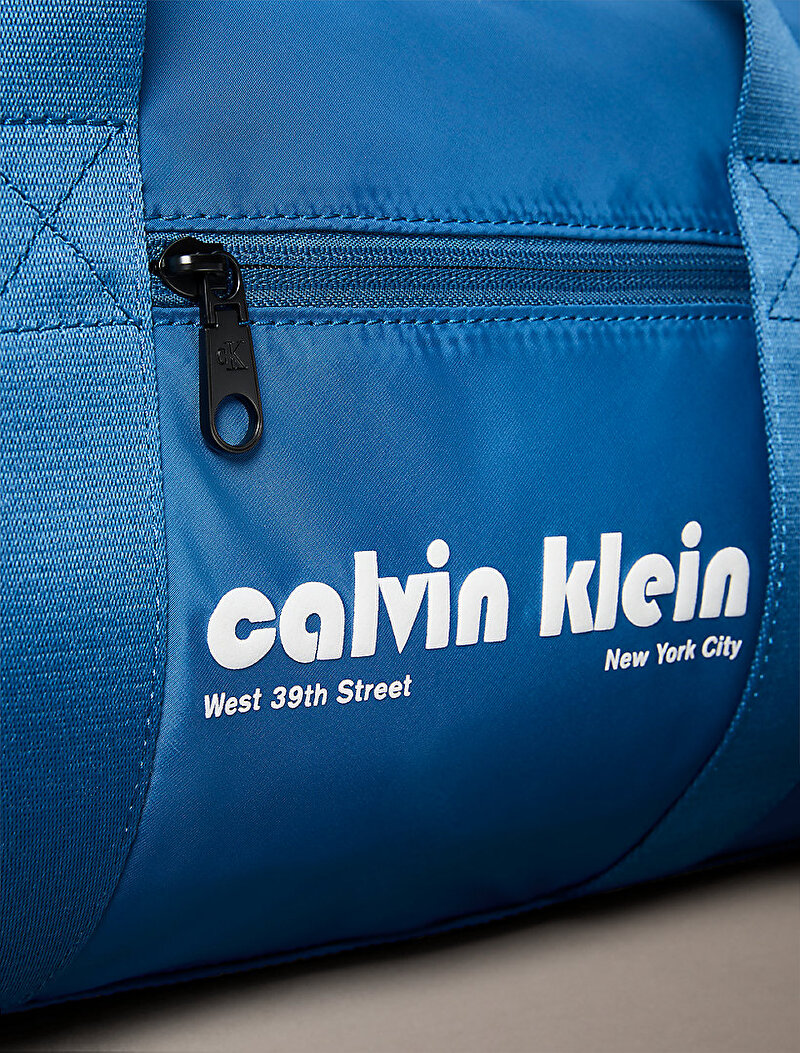 Calvin Klein Lacivert Renkli Erkek CKJ Graphic Duffle Çanta