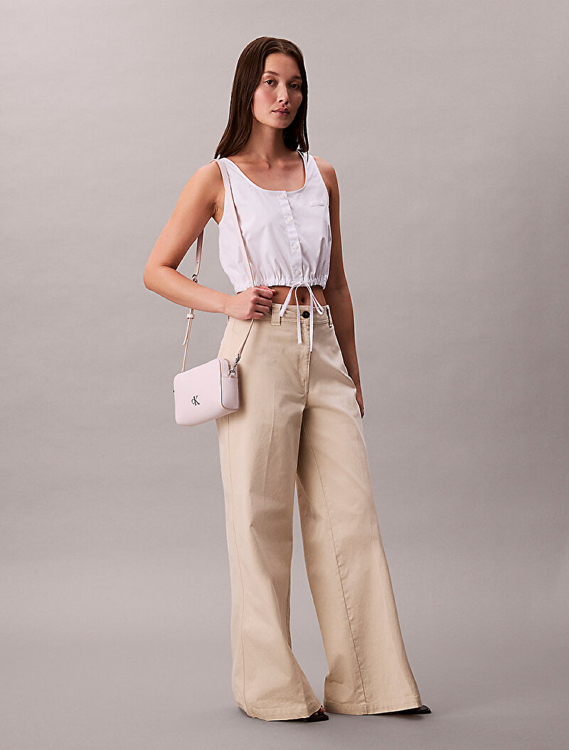 Calvin Klein Pembe Renkli Kadın Minimal Monogram Çapraz Çanta