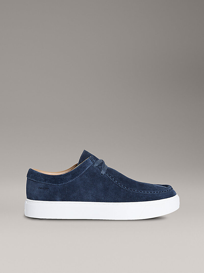 Calvin Klein Lacivert Renkli Erkek Hybrid Apron Laceup Ayakkabı