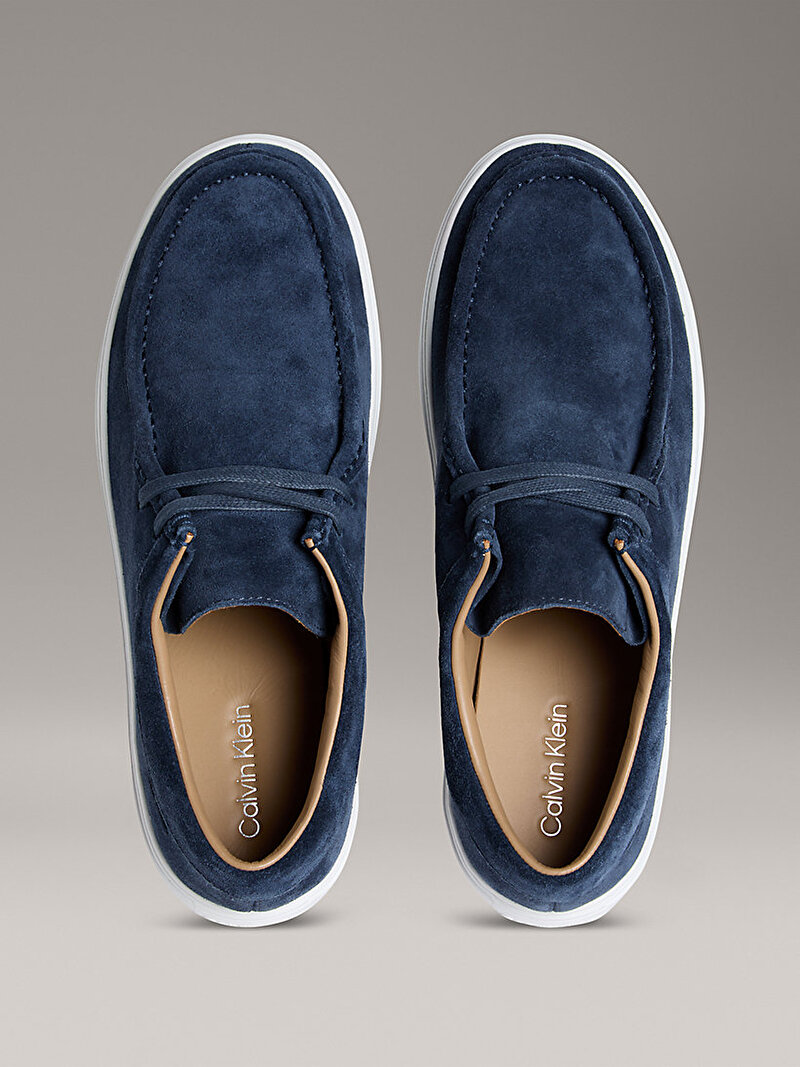 Calvin Klein Lacivert Renkli Erkek Hybrid Apron Laceup Ayakkabı