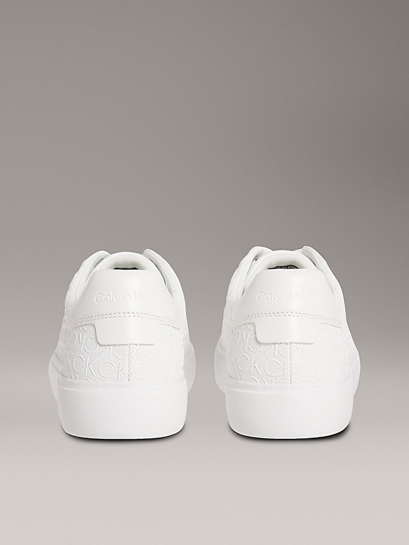 Calvin Klein Beyaz Renkli Kadın Vulcanic Lace Up Mono Sneaker