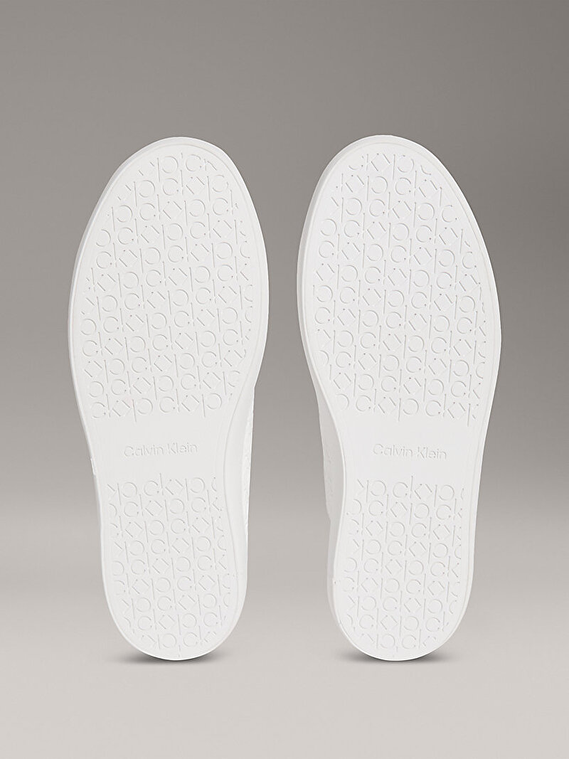Calvin Klein Beyaz Renkli Kadın Vulcanic Lace Up Mono Sneaker