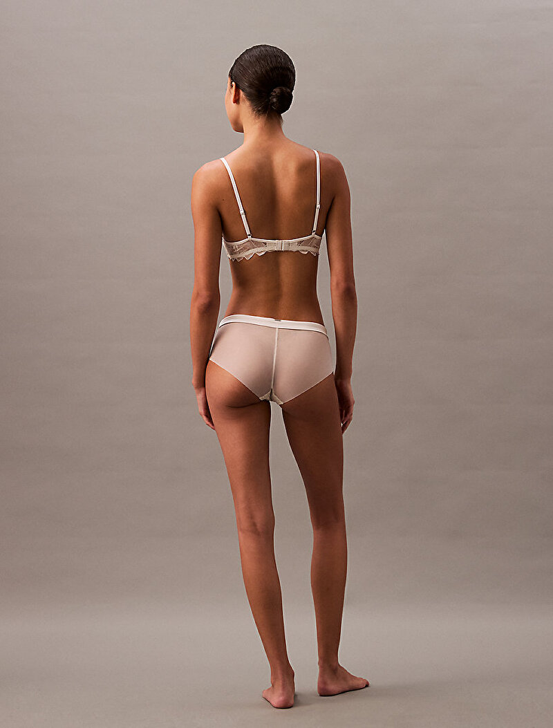 Calvin Klein Beyaz Renkli Kadın Lightly Lined Plunge Sütyen