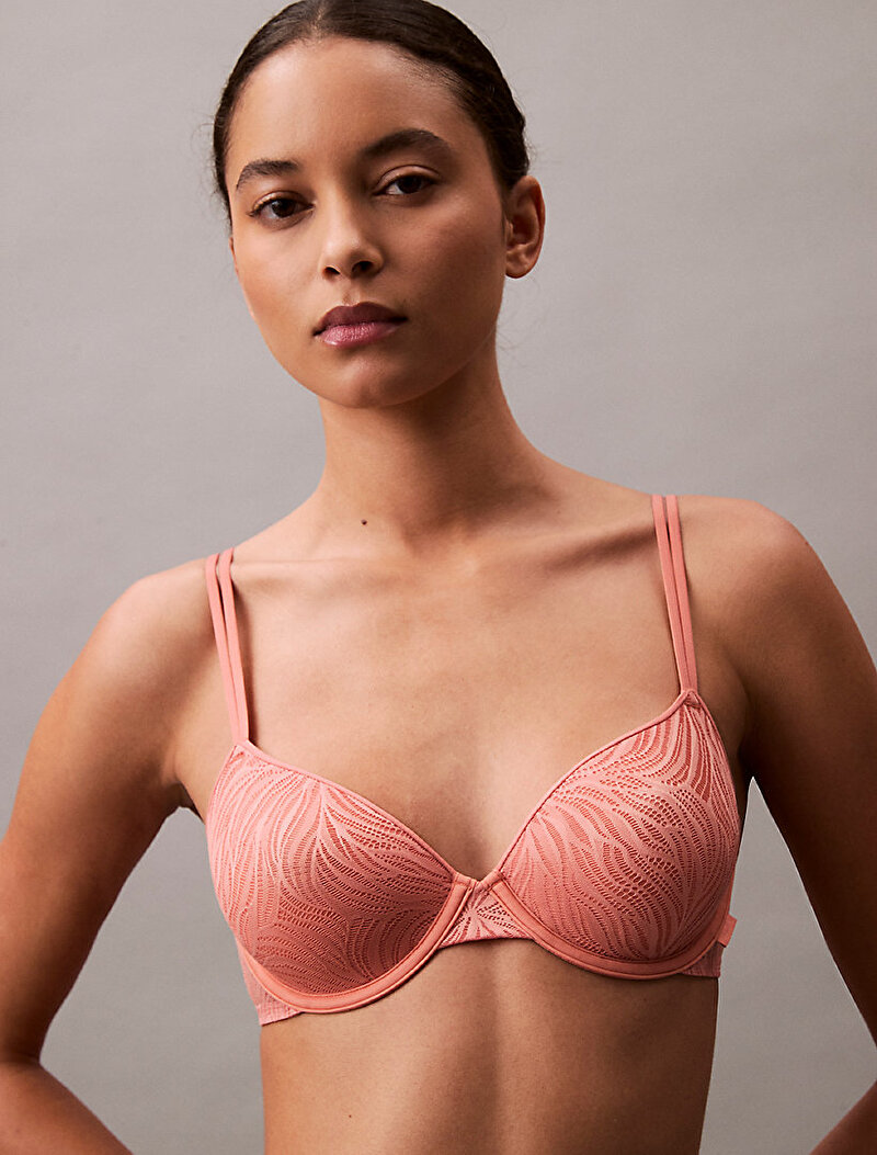Calvin Klein Pembe Renkli Kadın Lightly Lined Demi Sütyen