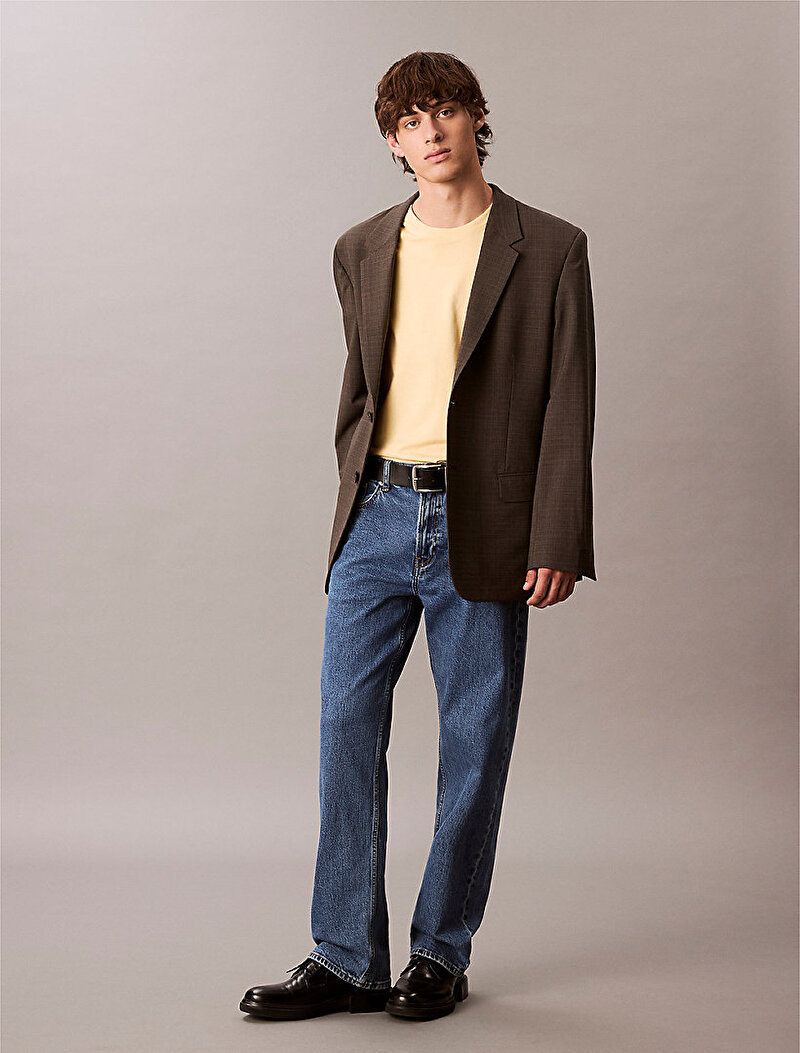 Calvin Klein Sarı Renkli Erkek Easy Monogram T-shirt