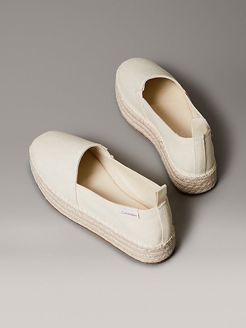 Calvin Klein Bej Renkli Kadın Platform Espadril