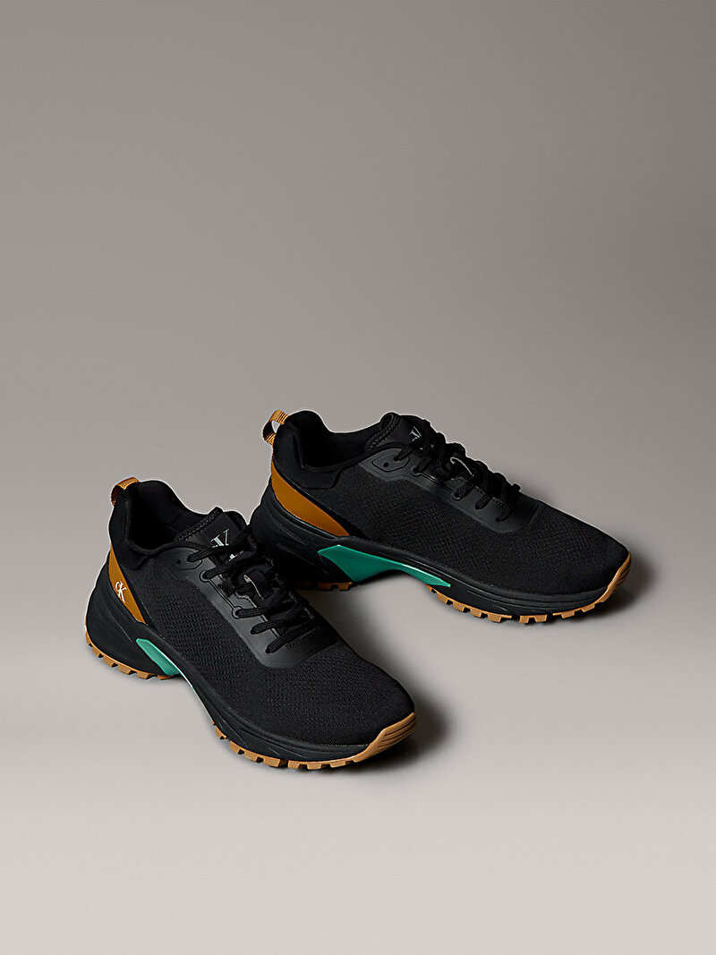 Calvin Klein Siyah Renkli Erkek Hike Runner Tech Sneaker