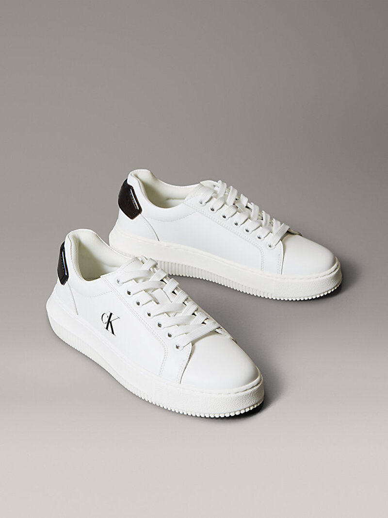 Calvin Klein Beyaz Renkli Kadın Chunky Cupsole Runner Sneaker