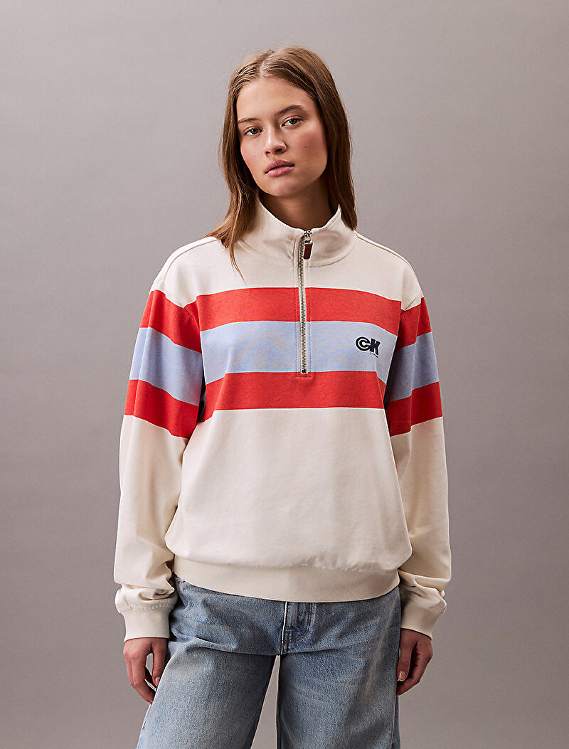 Calvin Klein Çok renkli Renkli Kadın Rugby Jersey Sweatshirt