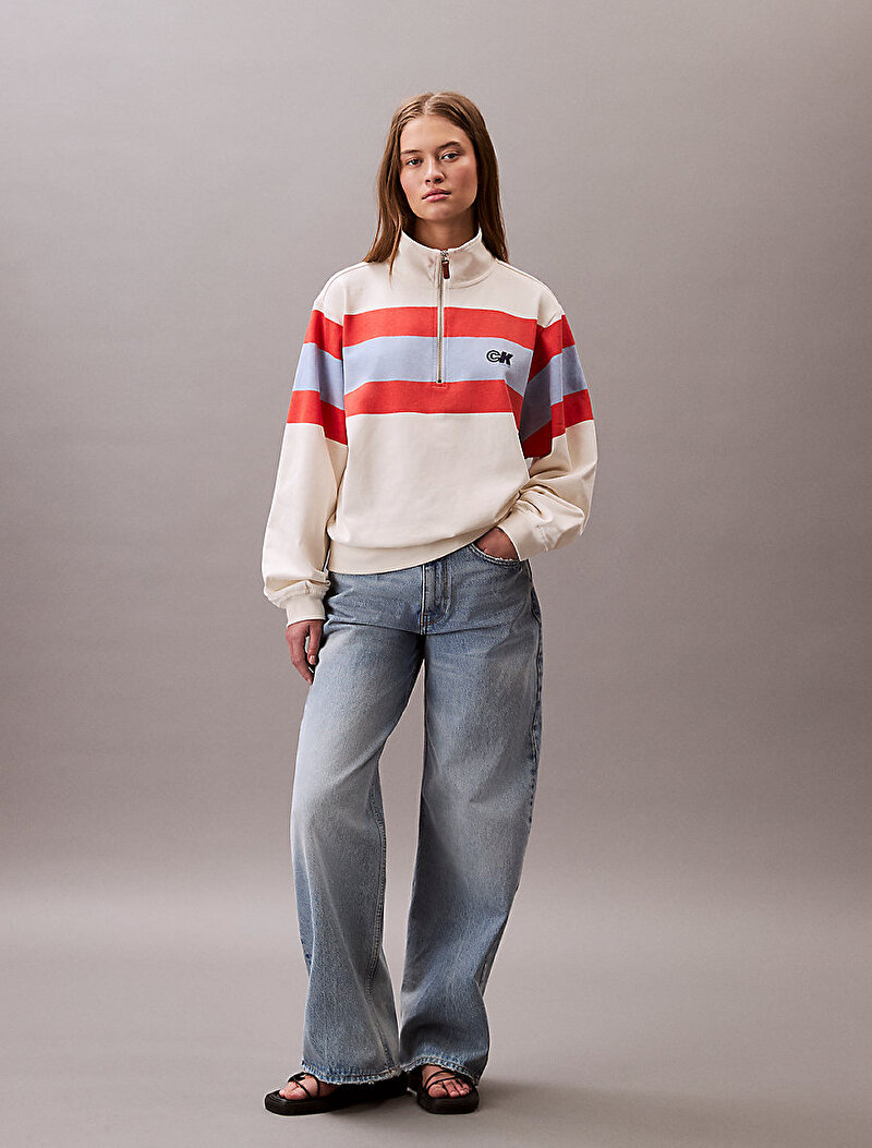 Calvin Klein Çok renkli Renkli Kadın Rugby Jersey Sweatshirt