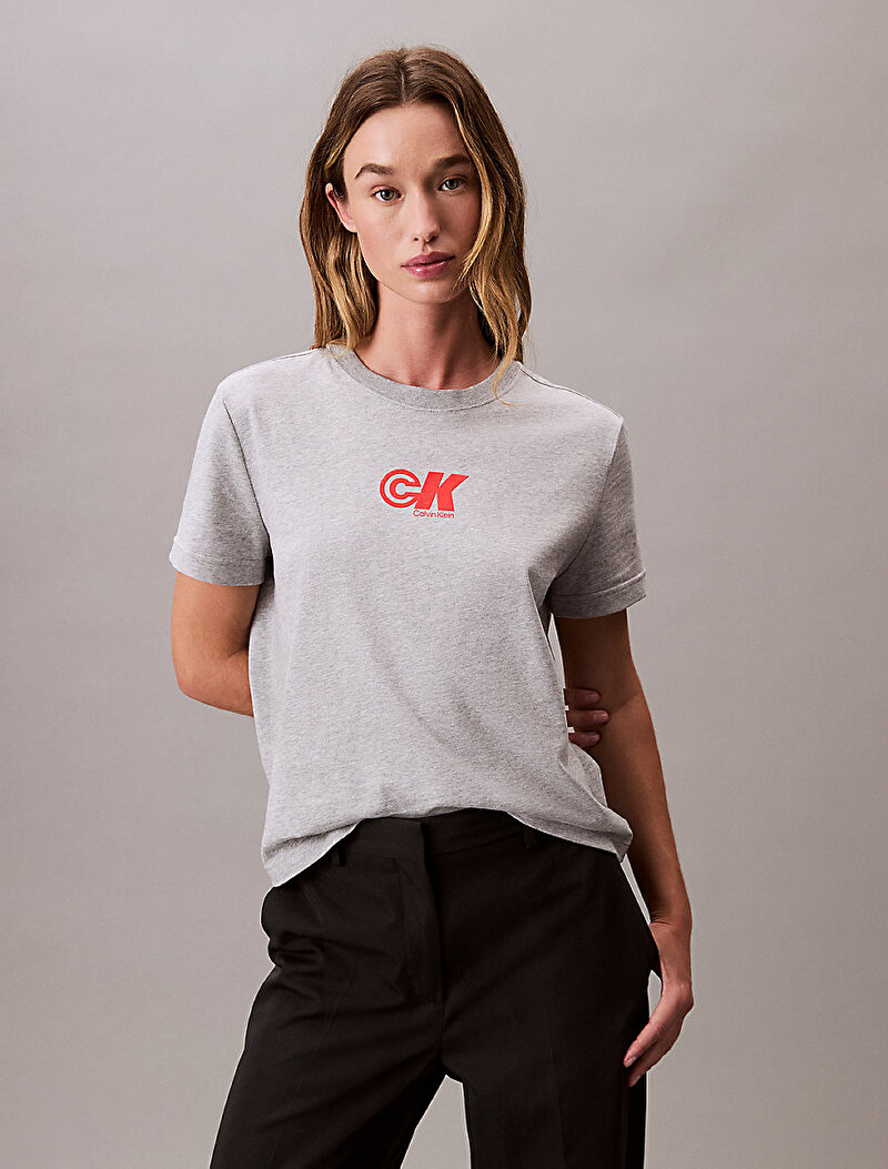 Kadın Archive Logo Jersey T-shirt