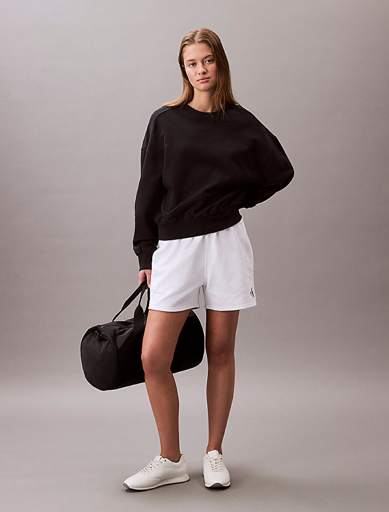 Kadın Logo Emroidery French Terry Sweatshirt