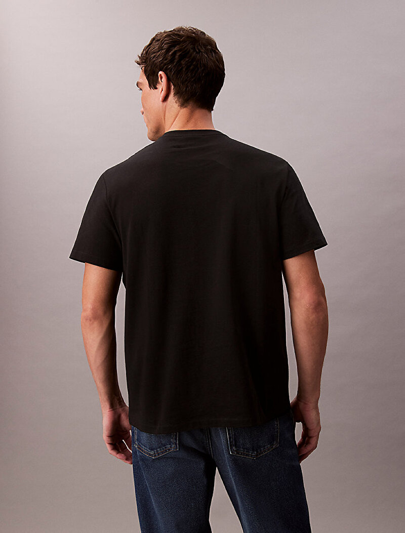 Calvin Klein Siyah Renkli Erkek Easy Monogram T-shirt