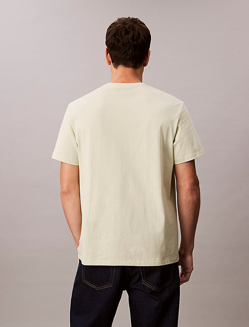 Calvin Klein Yeşil Renkli Erkek Easy Monogram T-shirt