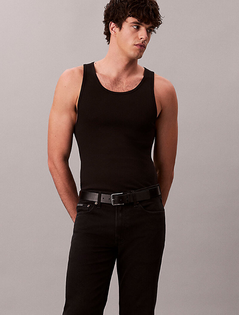 Calvin Klein Siyah Renkli Erkek Slim Straight Jaguar Jean Pantolon