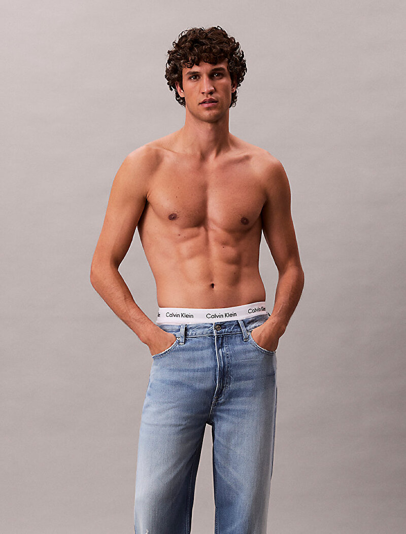 Calvin Klein Mavi Renkli Erkek Baggy Diamond Cove Jean Pantolon