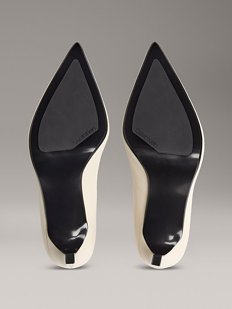 Calvin Klein Bej Renkli Kadın Pump 90 Pointy Topuklu Ayakkabı