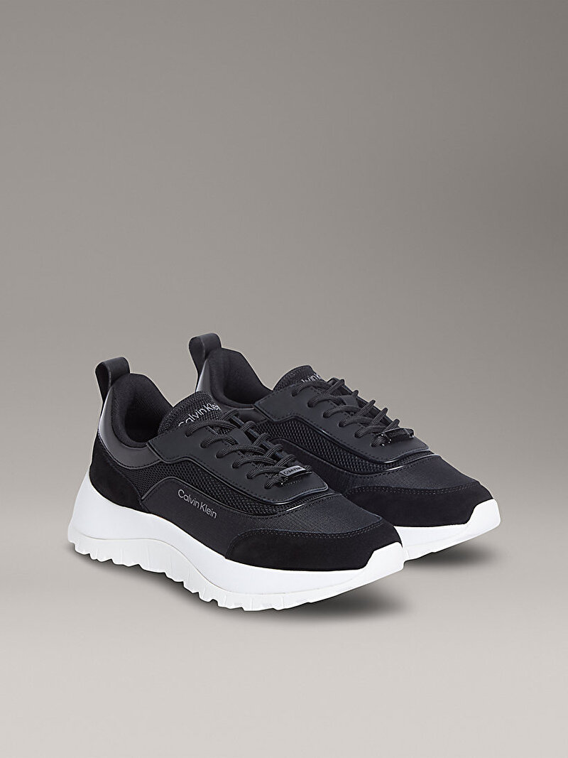 Calvin Klein Siyah Renkli Kadın Runner Lace Up Sneaker