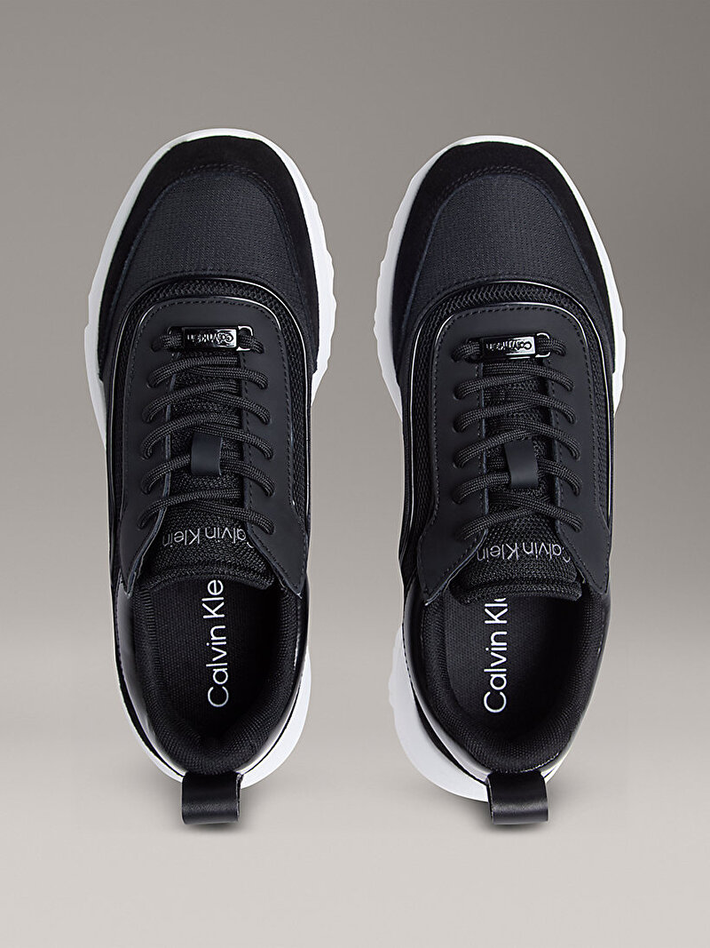 Calvin Klein Siyah Renkli Kadın Runner Lace Up Sneaker