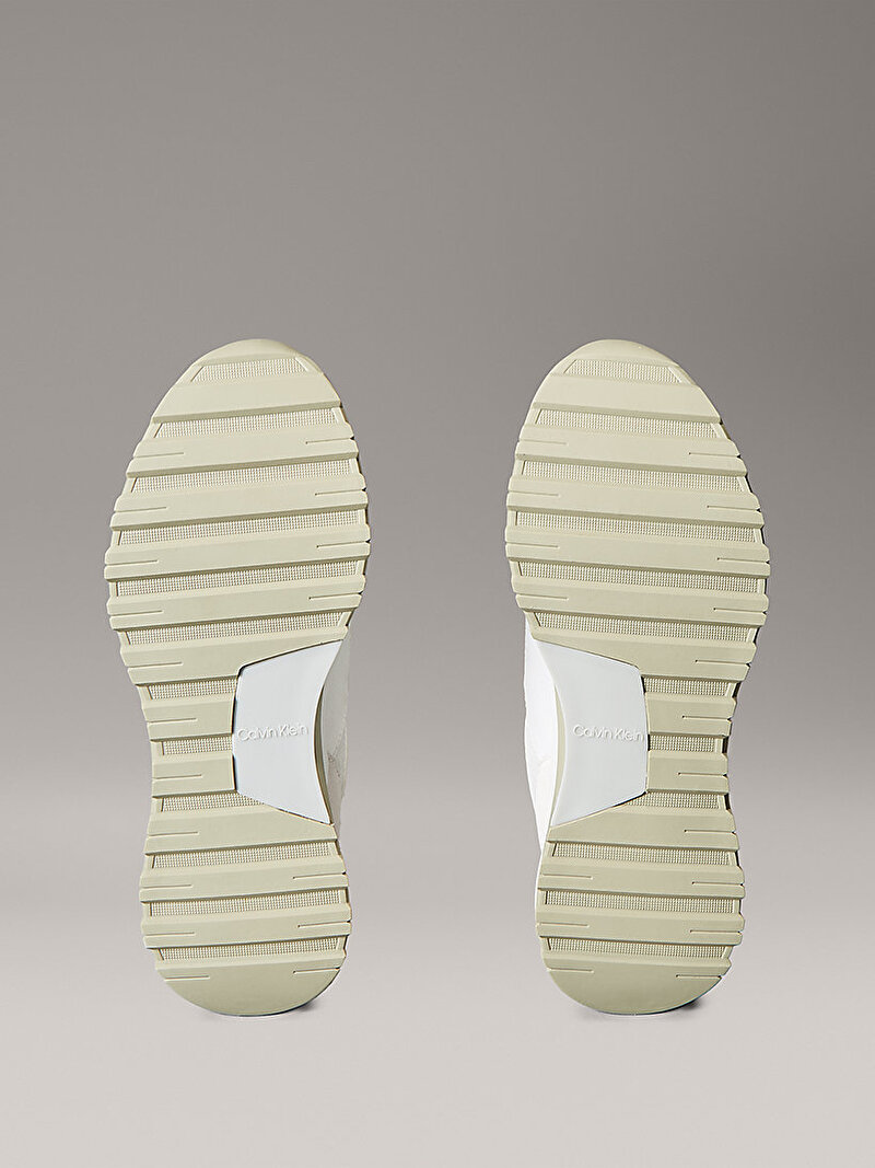 Calvin Klein Beyaz Renkli Kadın Runner Lace Up Sneaker
