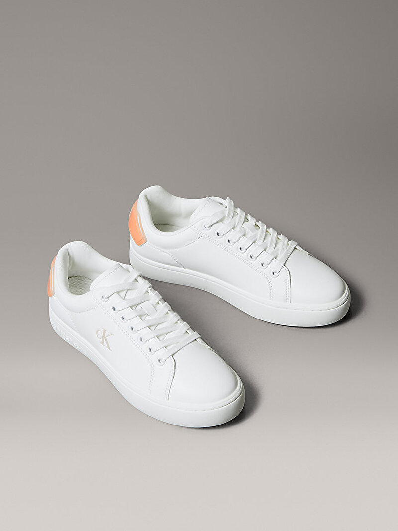 Calvin Klein Beyaz Renkli Kadın Classic Cupsole Sneaker