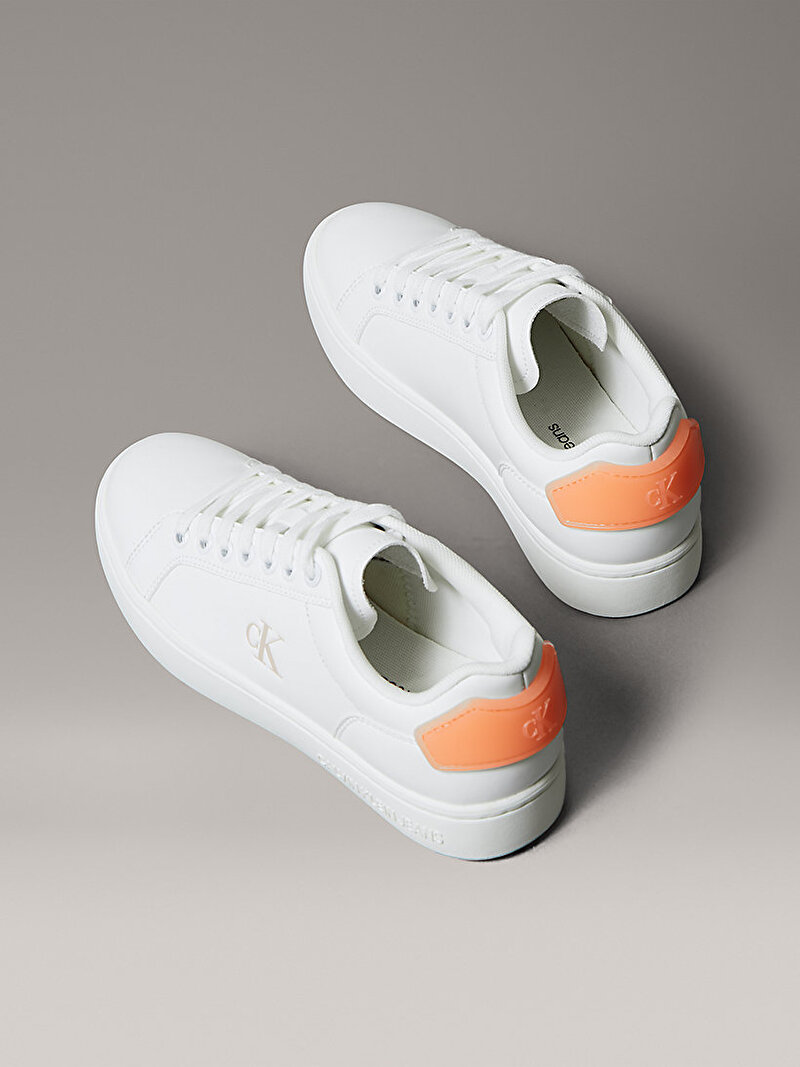 Calvin Klein Beyaz Renkli Kadın Classic Cupsole Sneaker