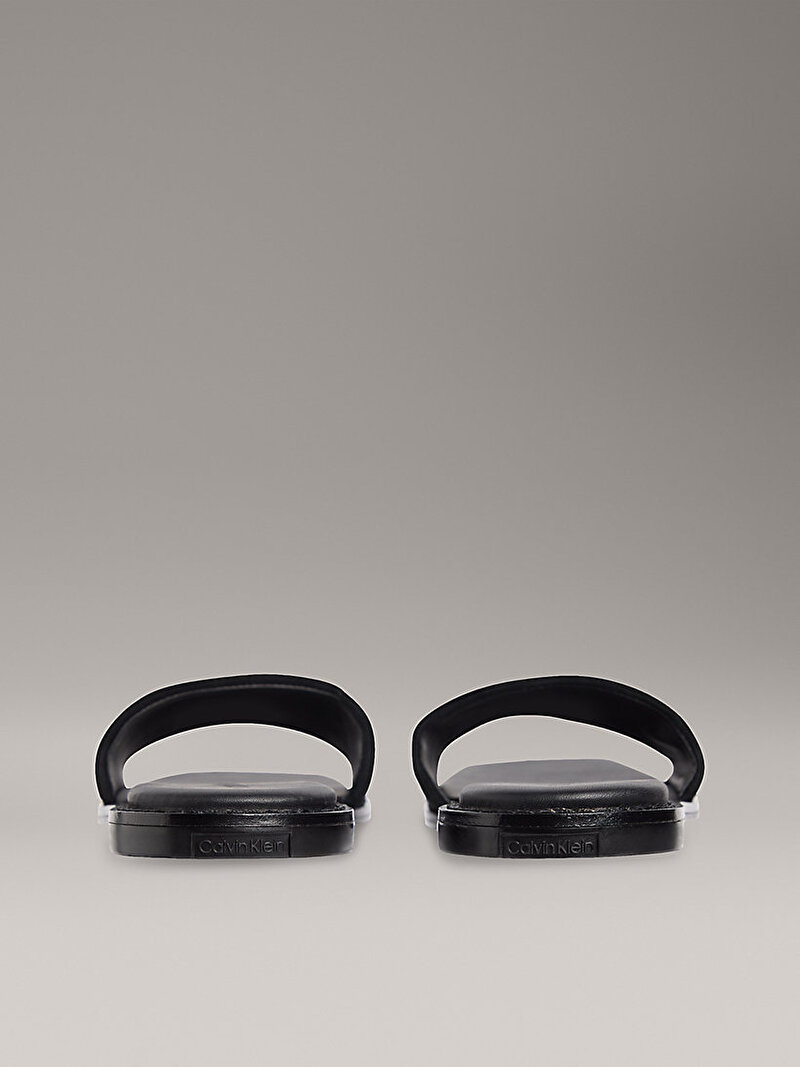 Calvin Klein Siyah Renkli Kadın Flat Squared Terlik