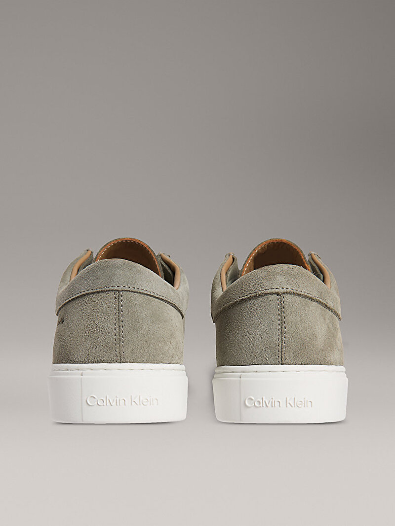 Calvin Klein Yeşil Renkli Erkek Hybrid Apron Lace Up Klasik Ayakkabı