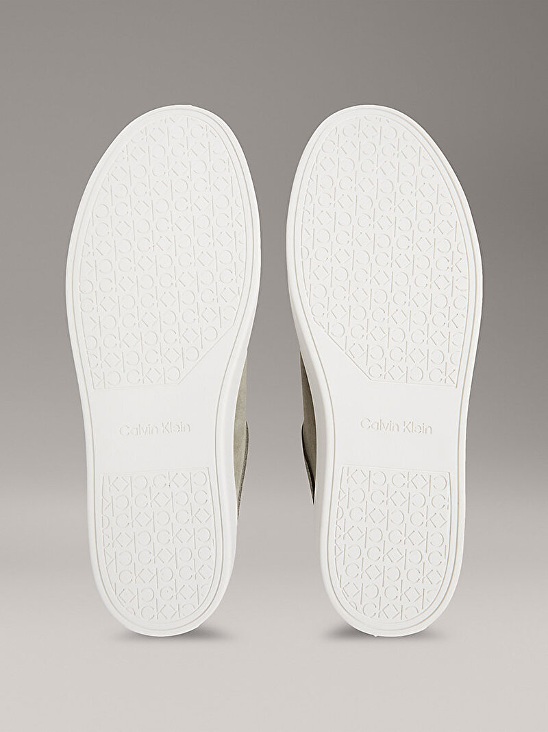 Calvin Klein Yeşil Renkli Erkek Hybrid Apron Lace Up Klasik Ayakkabı