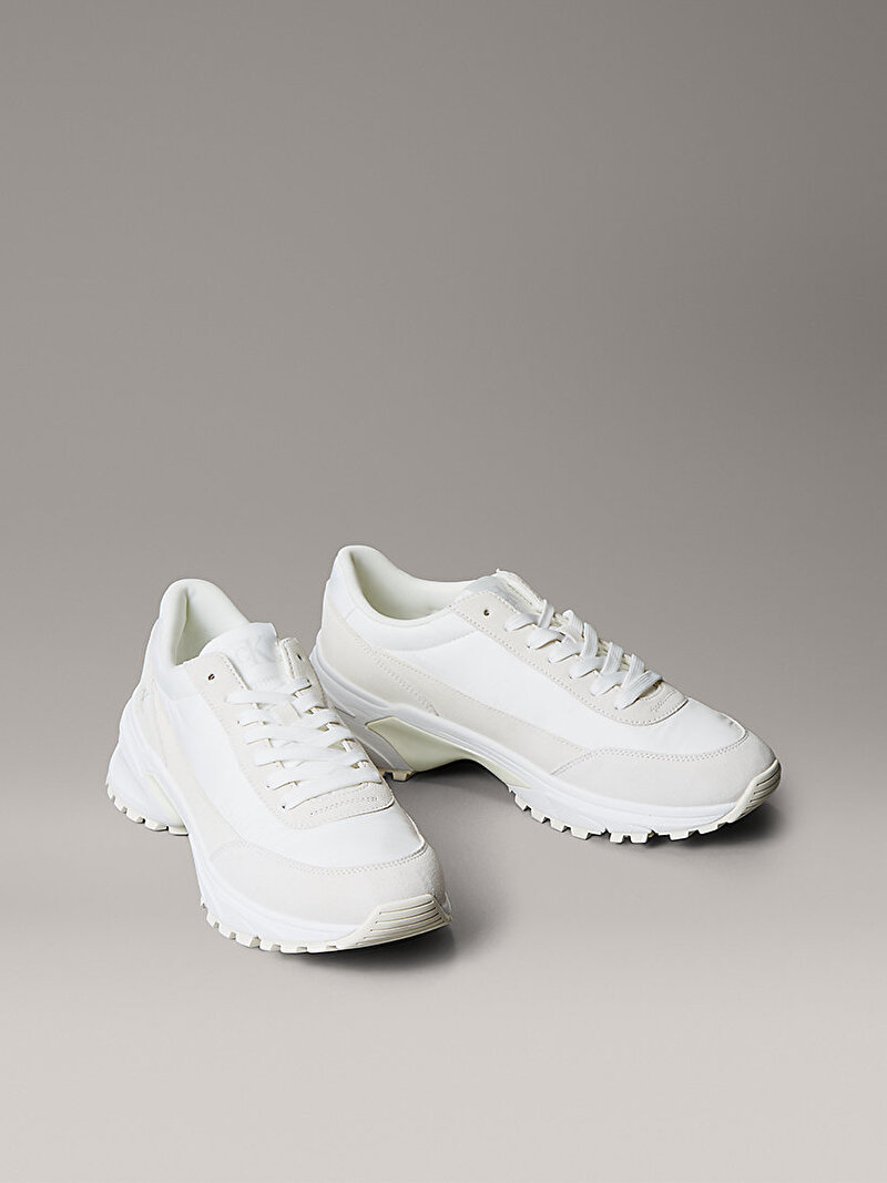 Calvin Klein Beyaz Renkli Erkek Hike Runner Casual Sneaker