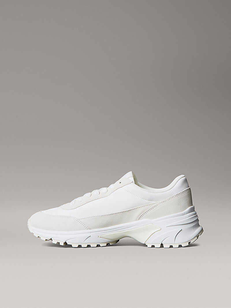 Calvin Klein Beyaz Renkli Erkek Hike Runner Casual Sneaker