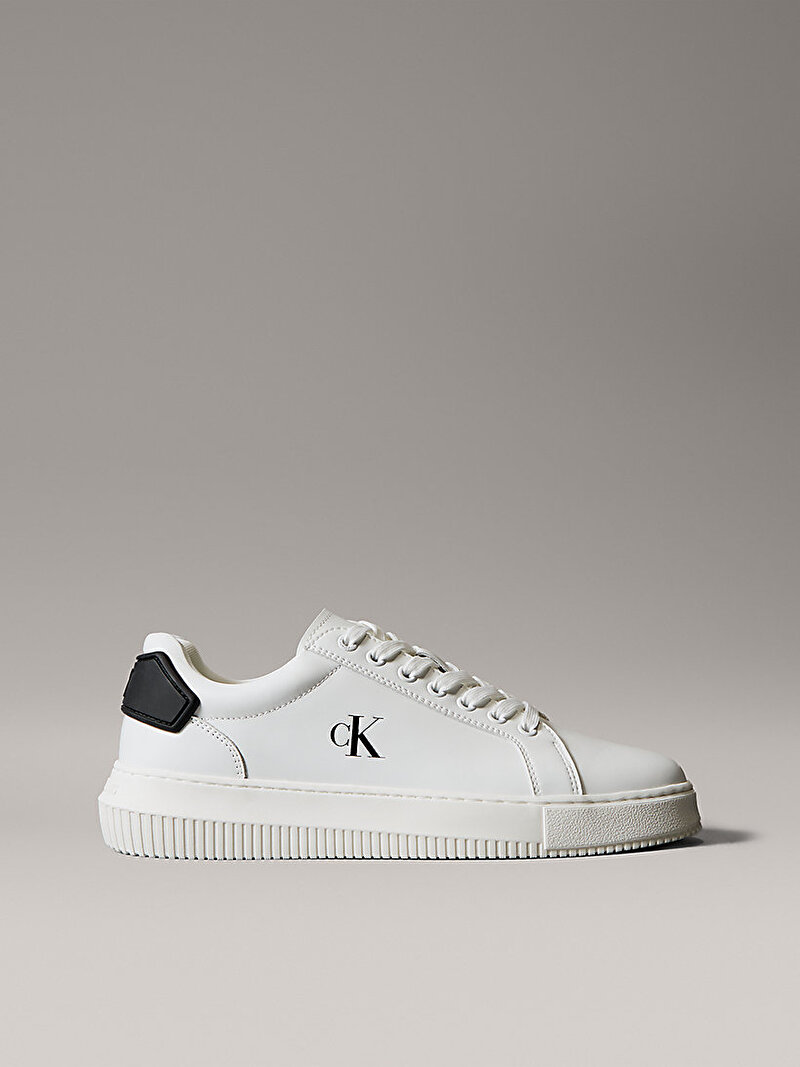 Calvin Klein Beyaz Renkli Erkek Chunky Cupsole Runner Sneaker