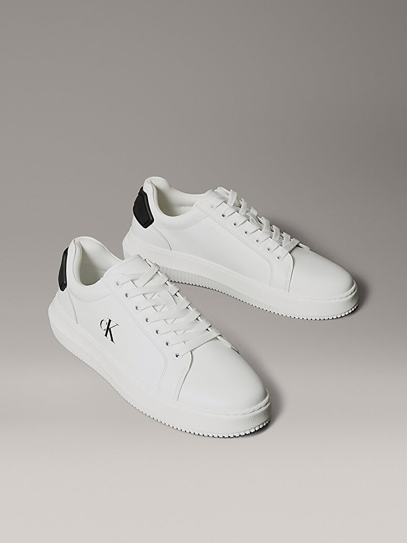 Calvin Klein Beyaz Renkli Erkek Chunky Cupsole Runner Sneaker