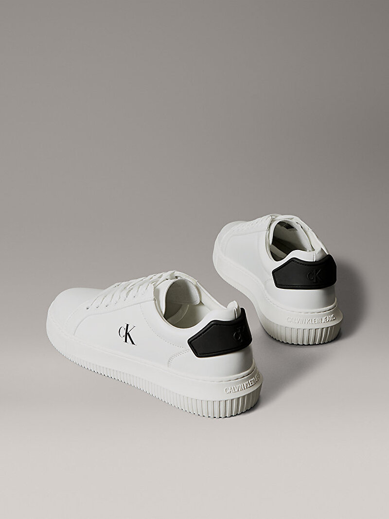 Calvin Klein Beyaz Renkli Erkek Chunky Cupsole Runner Sneaker