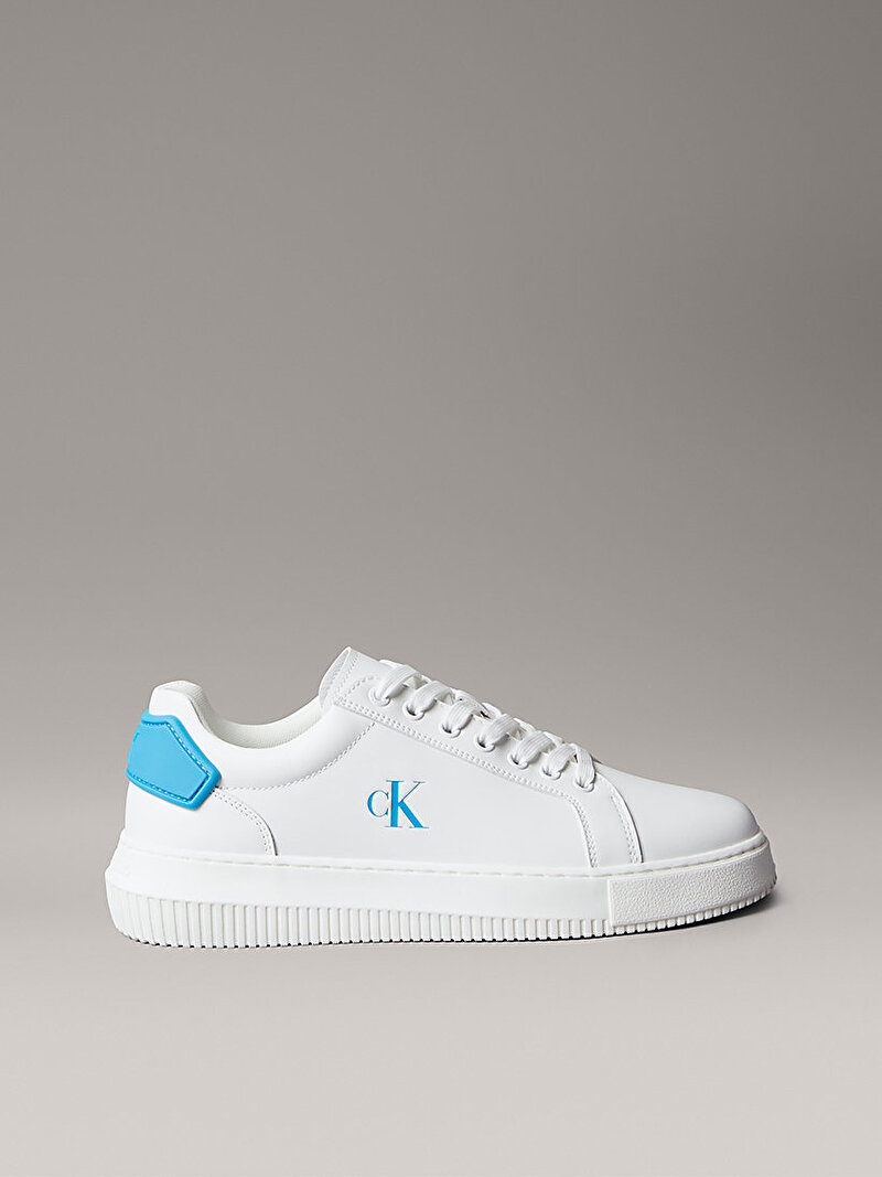 Calvin Klein Beyaz Renkli Erkek Chunky Cupsole Runner Sneaker