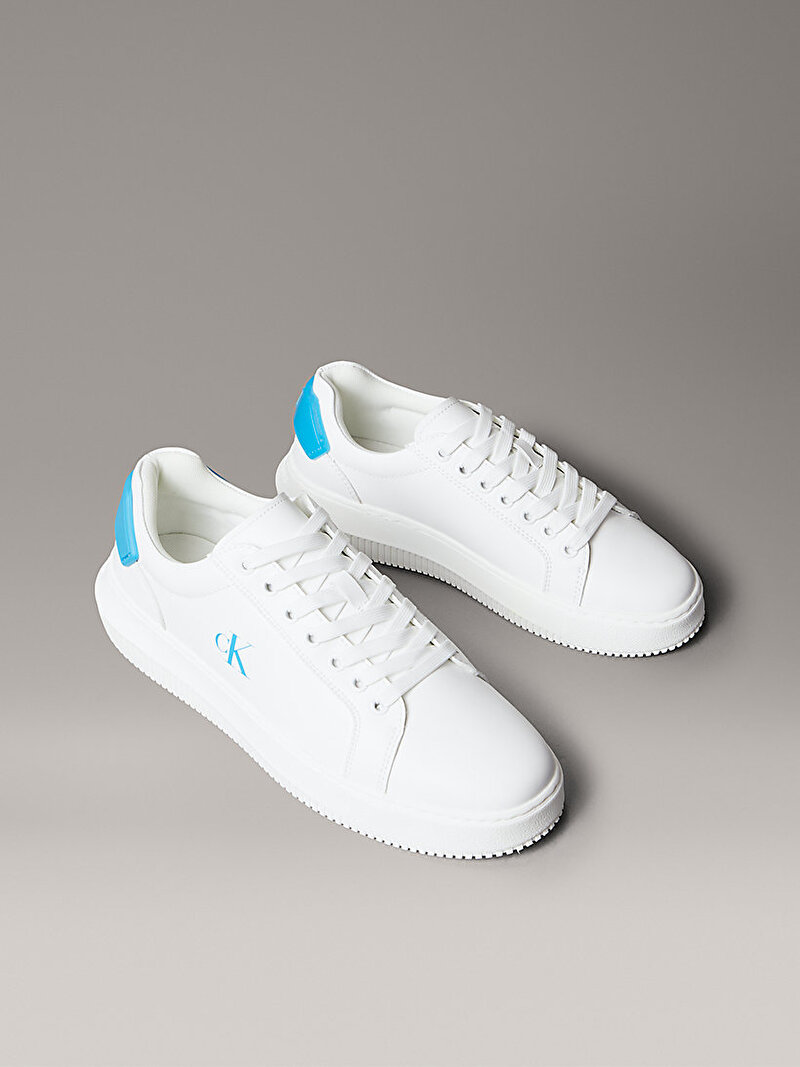 Calvin Klein Beyaz Renkli Erkek Chunky Cupsole Runner Sneaker
