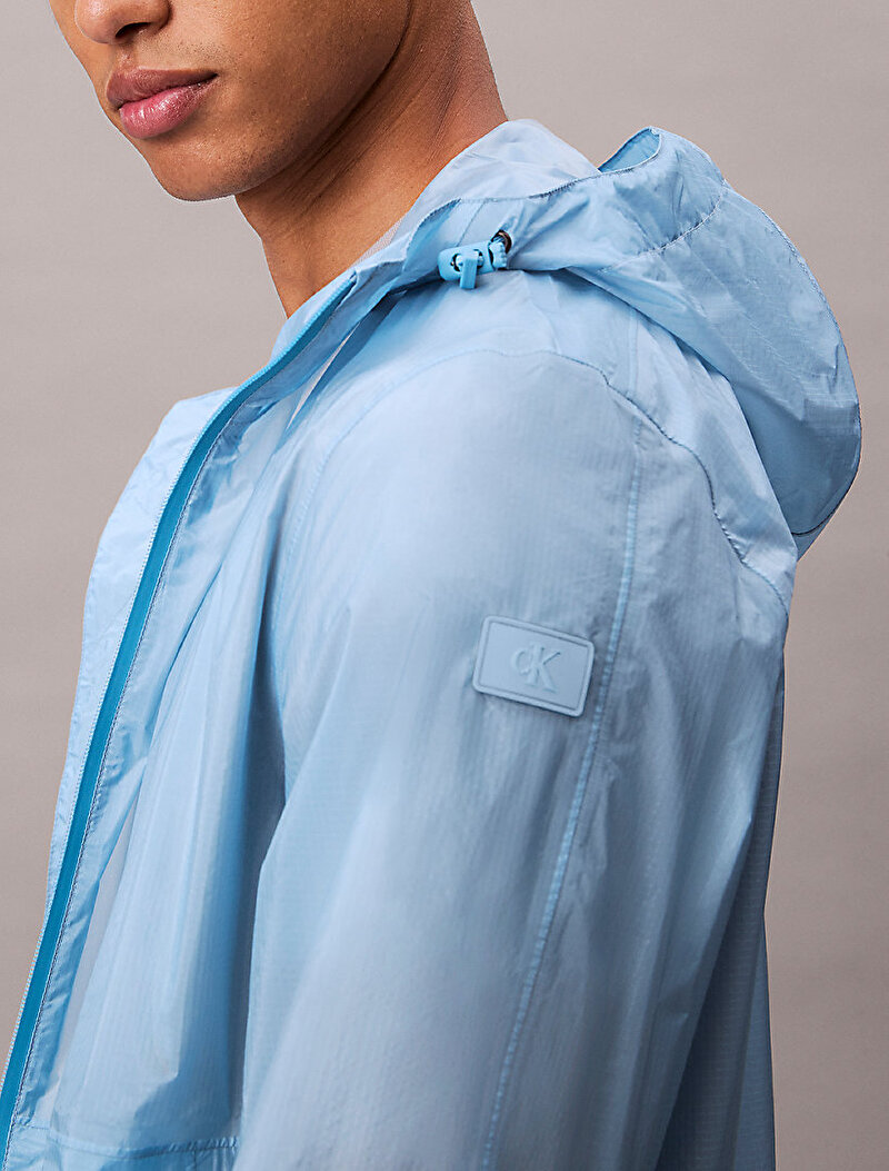 Calvin Klein Mavi Renkli Erkek Ultralight Ceket