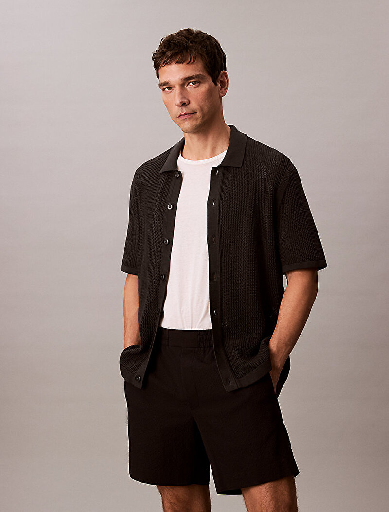 Calvin Klein Siyah Renkli Erkek Kazak