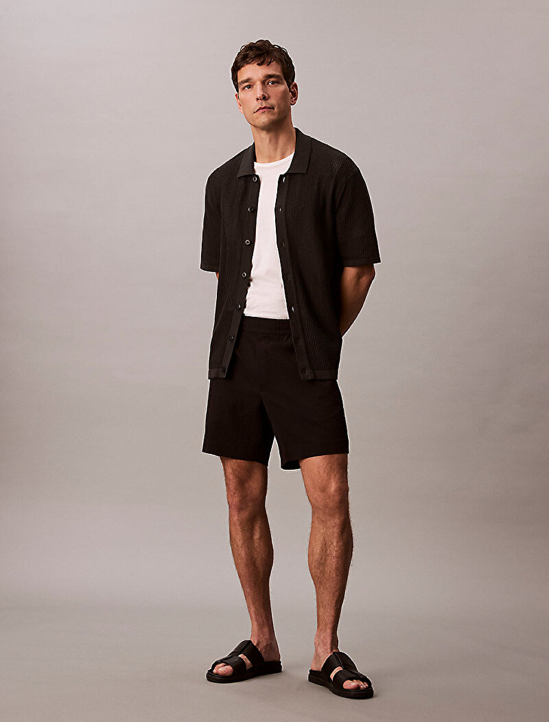 Calvin Klein Siyah Renkli Erkek Kazak